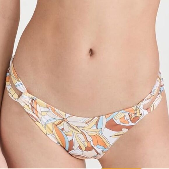 NWT New L*Space Women's Jagger Soulshine Floral Bikini Swim Bottoms Medium Beach - Picture 5 of 12